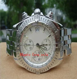 ساعات المعصم ذات الجودة الفاخرة كرونوغرافيا الفولاذ كرونو A13356 رائع عصا الفضة DIAL Men039S Watch Watch Watches 183842477