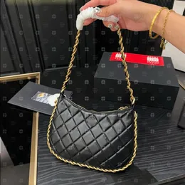 23b Designer de luxo mulheres meia lua bolsa hobo alça de couro alça de ombro bolsa de ombro único bolsa de couro de alta qualidade dmol