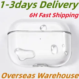 USA Stock AirPods Pro 2 2. Nesil 3rd Hava Pods Maks Kulaklık Aksesuarları Katı Silikon Sevimli Koruyucu Kulaklık Kapağı 2. Şok geçirmez Kılıf Bluetooth 10 PCS