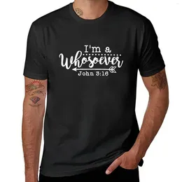 Canotte da uomo I'm A Whosoever John 3:16 Christian Tshirt Felpa con cappuccio Custodia per telefono e maglietta da regalo