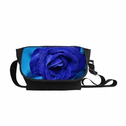 matiz MASTER floral impressão design aba bolso menger saco menino menina escola menger saco de viagem crossbody bolsa de ombro m5bD #