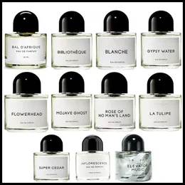 15 نوعًا من Byredo Perfume Collection 100ml 3.3oz رذاذ رذاذ Bal Dafrique Gypsy Water Mojave Ghost Blanche Parfum عالية الجودة بارفوم طويل الأمد رائحة Eau Parfum