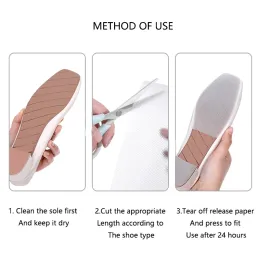 Shoe Sole Protector Rubber Sheet Self Adhesive Women Self-adhesive Insole for Women Shoes Repair Anti Slip Replacement Cover Pad