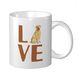 Canecas Mark Cup Caneca Labrador Retriever Amarelo Laboratório Cão Café Chá Leite Água Viagem para Office Home