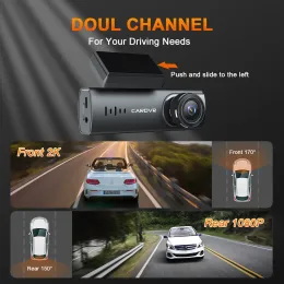 Dash Cam для автомобильной камеры Wi -Fi 2K DVR Para Coche Dashcam Dashcam GPS 24H Монитор парковки мини -монитор спереди и заднего видеореального видеорегистратора видео