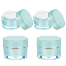 Storage Bottles 4 Pcs Bottle Cream For Small Portable Women Acrylic Container Travel With Lids Empty