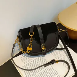 Designer de moda de luxo sacolas bolsa de moda de nicho francês para mulheres em 2024 nova bolsa de sela versátil high-end bolsa de ombro casual crossbody