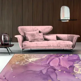 Romantic Rose Gold Carpet for Living Room Cute Room Decor Sofa Table Large Area Rugs Kitchen Non-slip Floor Mat Bedroom Tapis