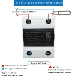 0-5V 0-10V 4-20 mA Kontrolleingang Eingangsregler Einphasen-Feststoff-Zustandsspannungsregler 10a 25a 40a 60A 80A 100A 120A