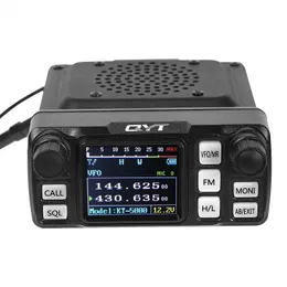 QYT KT-5000 Auto Radio Trennbares Panel 25W 10 km VHF UHF Dual Band Vox Mini Farbe FM Mobile Walkie Talkie