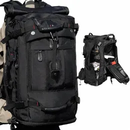 50л 70л большой емкости дорожный рюкзак Lage Sports Training Fitn Duffle Независимая сумка для хранения обуви Ноутбук Busin X929 24xd #