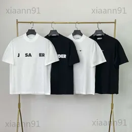 Projektant Fashion Classic Jill Sander T Shirt Casual Letter Printing Mens Kobiety Pary Koszulka Zwycięska T -Styl Styl Lose krótkie bluzy z krótkim rękawem