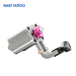 Professional Mast Tattoo Justerbar stroke 5mm RCA Direct Drive Rotary Tattoo Machine Liner och Shader Motor Supplies 240323