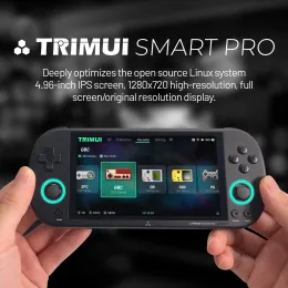 Trimui Smart Pro Retro Video Game Console da 4,96 pollici di schermo IPS Game Console portatile Game Player System Battery Life