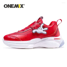 Sapatos casuais onemix criança tênis de corrida verão crianças esporte lazer tenis menino calçado leve respirável menina adolescente