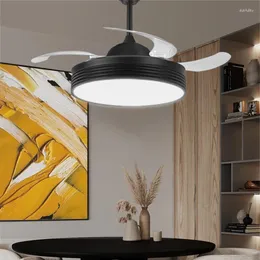 Ceiling Lights 90W 220V 6000 Lm Modern Remote Control Fan Lamp Small With Led Light