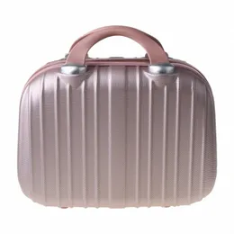 14in caso cosmético Lage pequena viagem bolsa portátil caixa de transporte multifuncional mala para maquiagem X7R4 #
