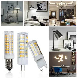 6pcs/lot LED G4 G9 E14 3W 5W 9W Light Bulb 220V LED Lamp Spotlight Chandelier Lighting Replace 30W 50W 70W 90W Halogen Lamps
