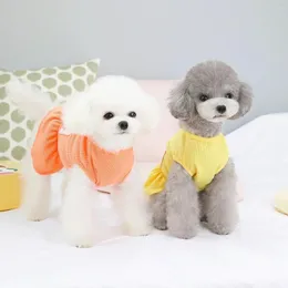 Dog Apparel Spring And Summer Skirt Pet Clothes Installed Teddy Schnauzer Small Pull Ring Lady