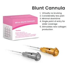 50pcs/box 21g 22g 25g 27g 38mm 50mm 70mm micro tip tip blunt cannula يمكن التخلص منها معقمة قنية الإبرة العقيمة المحقنة