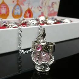 Anime Puella Magi Madoka Magica Cosplay Soul Gem Necklace Pendant Ring Smycken Set present Prop Prop Prop