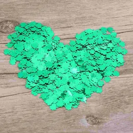 Dekoracja imprezy St Patrick's Day Shamrock Confetti Sequins Festival Decorations (Dark Green 15G)