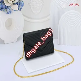 Designer luxury handbag YS bag New Fashion Hot Selling Womens Bag High quality leather clamshell Vintage Chain Diagonal Straddle Shoulder bag