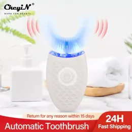 Toothbrush USB Charging Full Automatic Soft Electric Toothbrush Waterproof Sonic Teeth Brush U Shape Teeth Whitening Adult Children