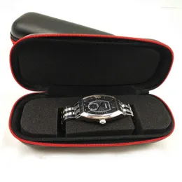 Scatole per orologi 1 pezzo di rotolo di stoccaggio portatile durevole borsa per orologi con cinturino di alta qualità per viaggi regalo