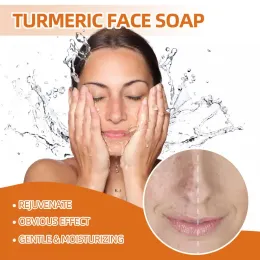 1 ~ 8pcs Natural Turcurs Soap Control Saap Face Body Borning Body Wash