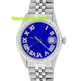 Passera diamanttestare Anpassad mode D Color VVS Iced Out Watch Moissanite Diamond Custom Bust Down Luxury Brand Watch