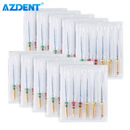 10 صناديق Azdent أسنان تنشيط حراريا-ملف جذر القناة جذر الجذر الملفات endo تشكيل ملفات 25 مم 6pcs