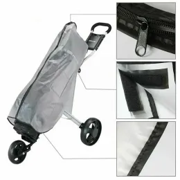 Accessories Free Shipping Golf Bag Rain Cover Plastic Portable Transparent Wearresistant And Waterproof Easy PVC Dustproof Zipper Acce J0L2