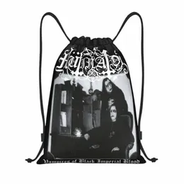 Mutiilati 뱀파이어의 검은 황제 혈액 드로우 스트링 백 팩 스포츠 체육관 Sackpack String Bags Cycling e8QK#