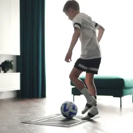 Fußballmatte Fußballtür Matte Anti-Skid Teppich Wohnzimmer Teppich Schlafzimmer Teppich für Eckfußballplatz für Geschenk