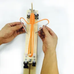 Paracord Yeni DIY Jig Maddi Ahşap Paracord Bilezik Makinesi Örgü Aracı Düğüm Örgülü Paraşüt Kablo Bileklik Dokuma Araçları Bileklik Maker