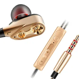 QKZ CK8 EARPHPHPHPHPHE DREPPOY UNIT DRIVE 3 5 mm in auricolare auricolari a doppio dynamico auricolare microfono da gioco da gioco cablato