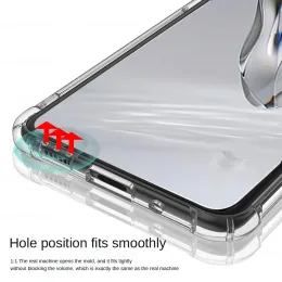 Um mais 12 estojo transparente transparente à prova de choque de silicone para o OnePlus 12 OnePlus12 5G Back Shell Coques 6,82 polegadas