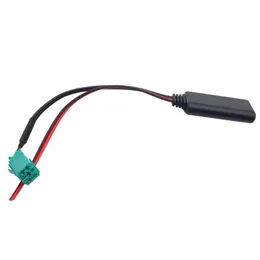 Rádio do carro verde azul mini iso 6pin 8pin conector bluetooth 5.0 aux cabo adaptador para renault radio updatelist