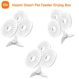 Controle 100% original xiaomi inteligente alimentador de animais de estimação caixa de secagem conjunto substituição de caixas de secagem para mijia gato cão alimentador de animais de estimação atacado em estoque