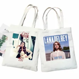 Lana Del Rey Logo Gedruckt Grafik Hipster Carto Print Shop Taschen Mädchen Fi Casual Pacakge Handtasche W1mk #