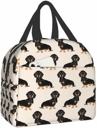 Borsa per il pranzo isolata per cani bassotti Borsa per il pranzo più fresca per le donne Borsa per il pranzo riutilizzabile a tenuta stagna per il lavoro d'ufficio Scuola Picnic portatile 53Oo #