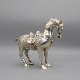 銅の馬、馬の像、家の装飾、テーブルアクセサリー