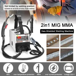 2IN1 MIG MMA MAG TIG-160C Kaynak Makinesi Yarı Otomatik IGBT Inverter Kaynakçı Elektrik Kaynak Makinesi MIG Kaynakçı