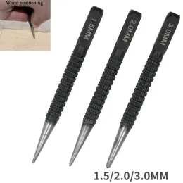 1pc Center Punch 1,5 mm/2mm/3mm Legierungsstahlstahlmischung Punch Metall Holzmarkierungswerkzeuge für Plastikholzmarke