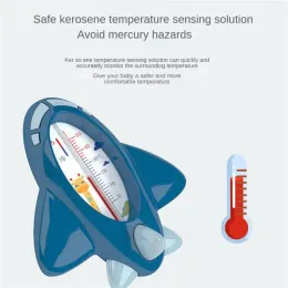 Misuratore di temperatura dell'acqua per bambini Creative Rocket Modeling Design galleggiante Termometro Monitoraggio del manometro per misurazione del bagno per bambini