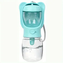 Garrafa de água portátil para cães para caminhada à prova de vazamentos dobráveis Pet Bottles Dispenser Bowl Bowl Travel Drink Cup para caminhar caminhadas viajando FE001SF