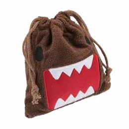 Domo kun pluszowe torba sznurka worek carto anime urocze torby do przechowywania kawaii organizator h1yd#