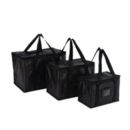 Vattentät kylväska Picknickisolerad lunchlåda Fällbar ispack Portable Mat Thermal Bag Drink Carrier Delivery FuncTial L17N#