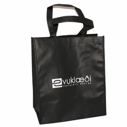 cheap Wholesale 100PCS Custom Shop Bags With Logo Online Free Ship 35h*30w*18g CM d0IU#